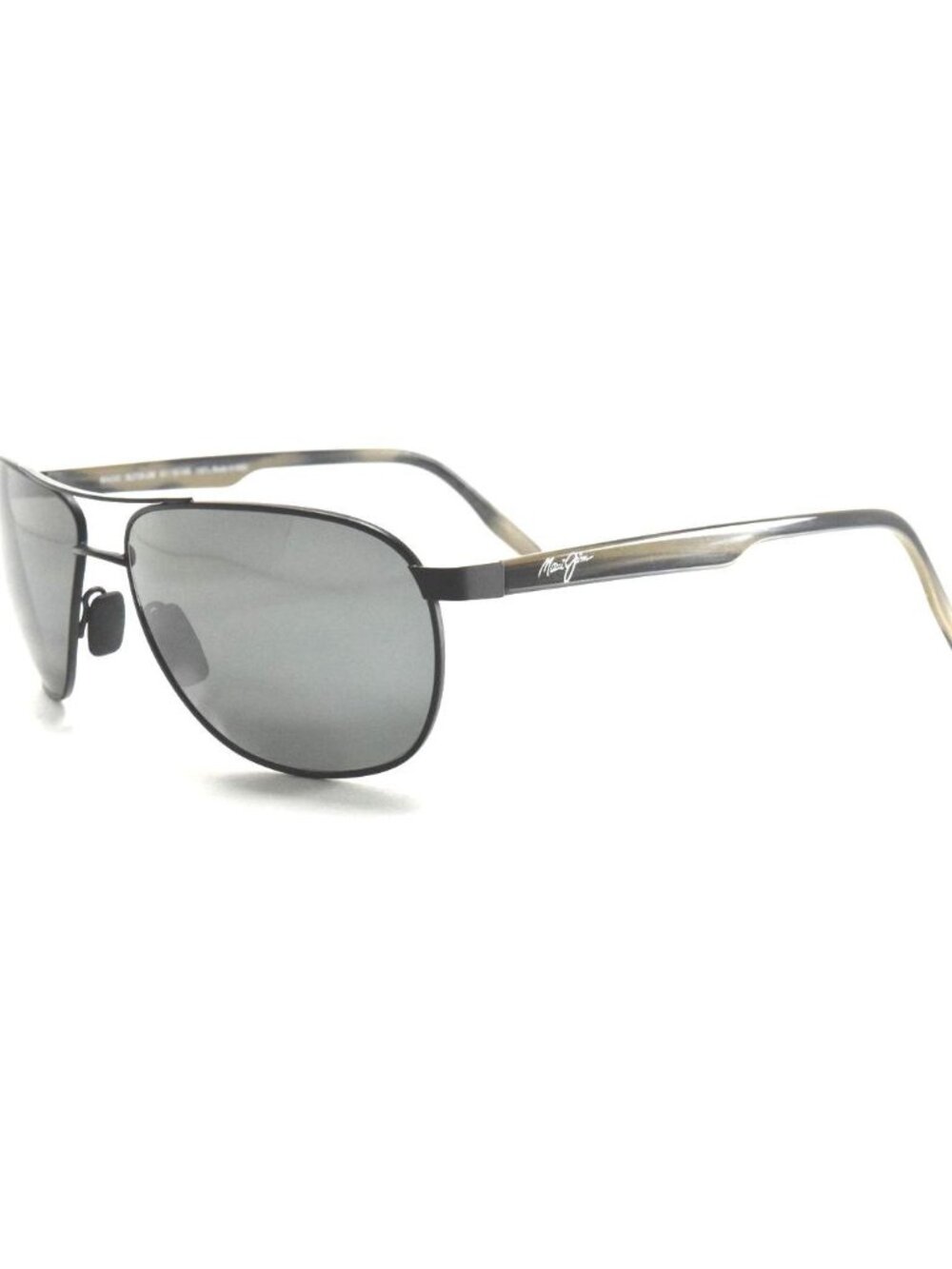 Maui Jim 728-2m Castles Matte Black / Neutral Grey Polarized Sunglasses